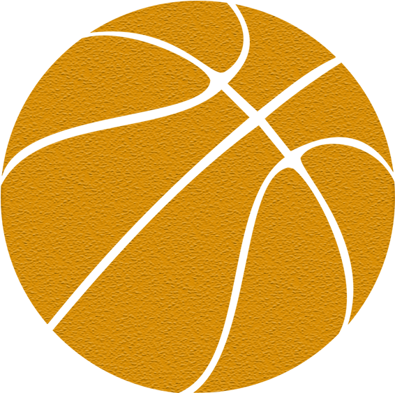 Basketball Png - Basketball Clipart Black And White (565x581), Png Download