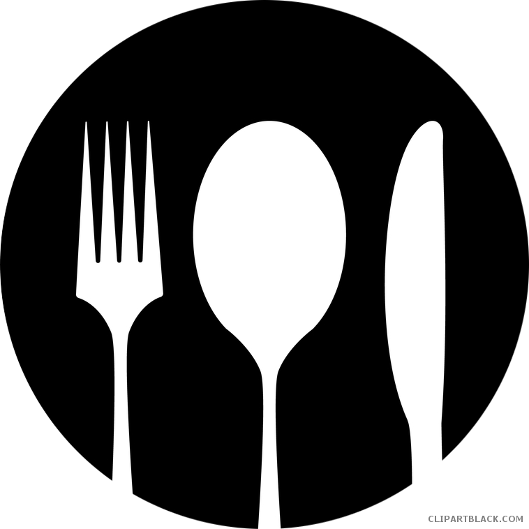 Png Library Stock Page Of Clipartblack Com And Tools - Fork And Spoon Logo (758x758), Png Download