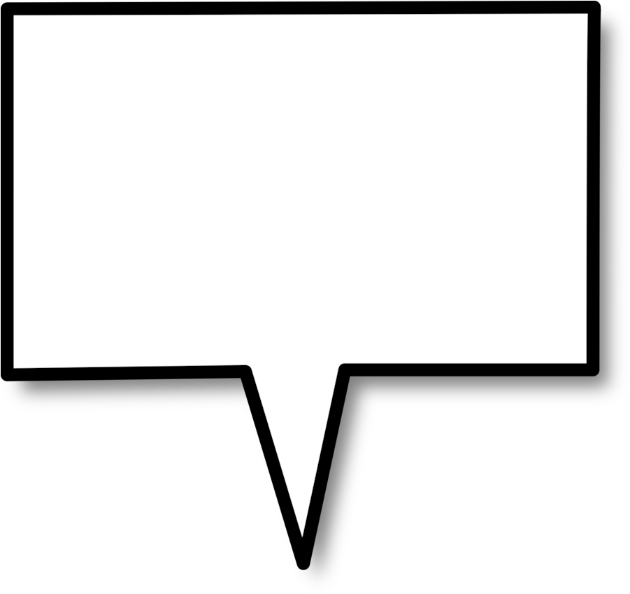 Download Square Speech Bubble Clipart Speech Balloon - Rectangle Callout Png (900x858), Png Download