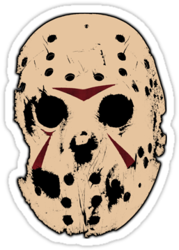 Sticker,375x360 - Friday The 13th Mask T Shirt (375x360), Png Download