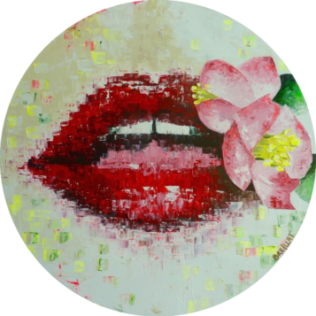 Magic Lips Flowers - Floral Design (357x357), Png Download