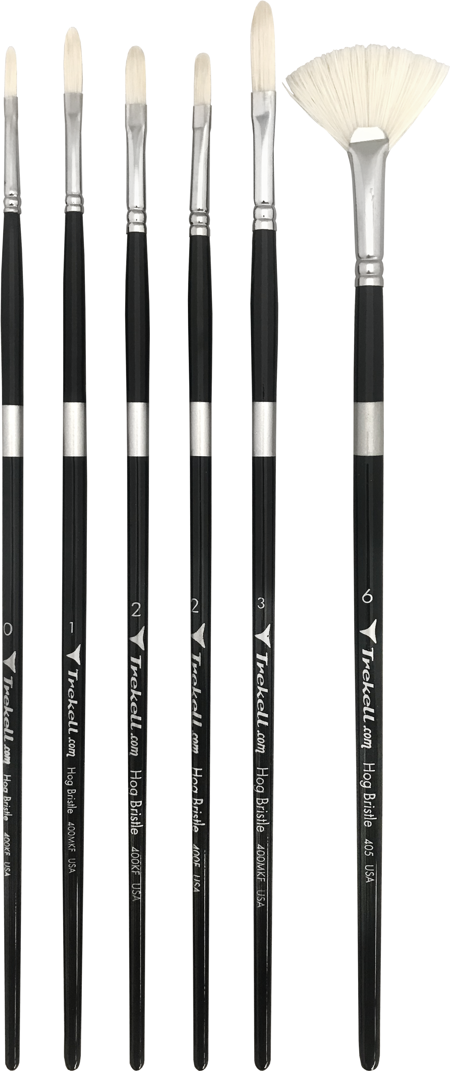 Varnish & Resin - Hog Bristle Brush Set (2028x4648), Png Download