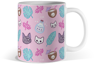 Pirate Cat - Coffee Cup (360x360), Png Download