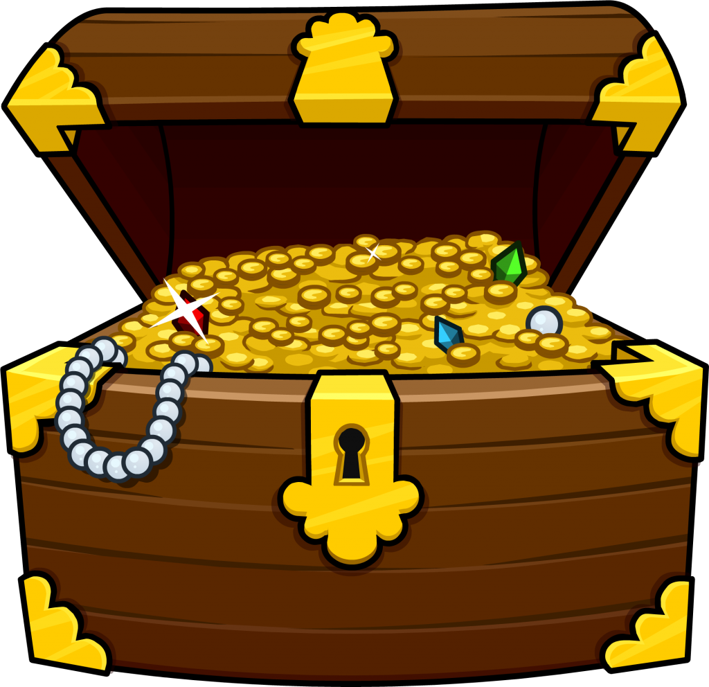 Treasure Chest Download Png Image - Pirate Treasure Chest Clipart (1024x992), Png Download