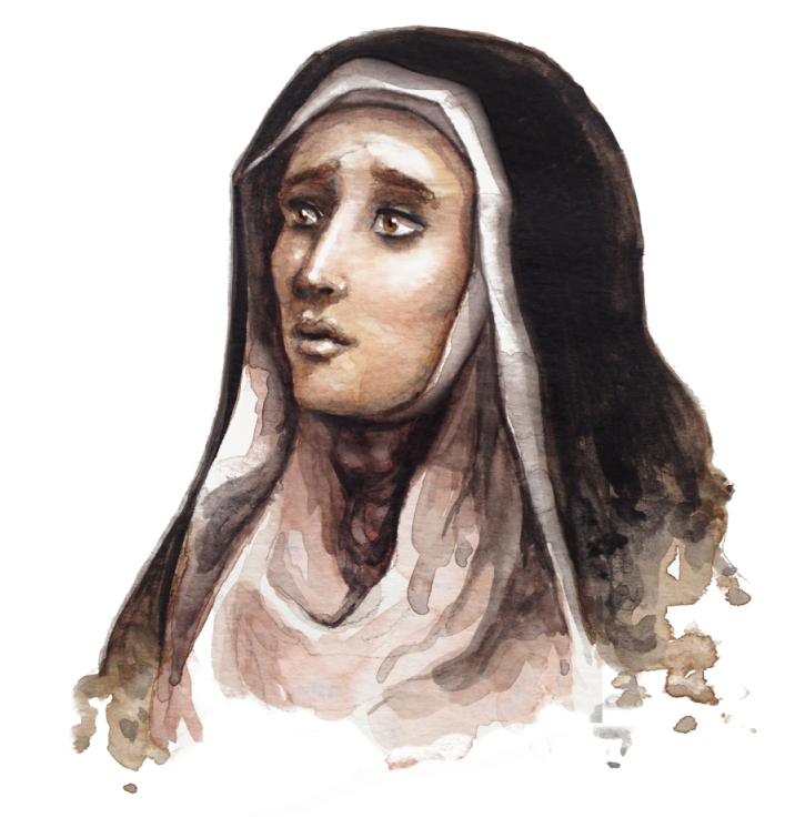 Catherine Portrait S - Catholicism (768x768), Png Download