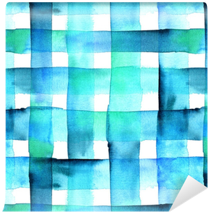 Seamless Abstract Watercolor Texture With Teal Blue - Watercolor Painting (400x400), Png Download