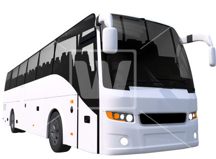 White Tour Bus Png - Tour Bus Png (550x362), Png Download