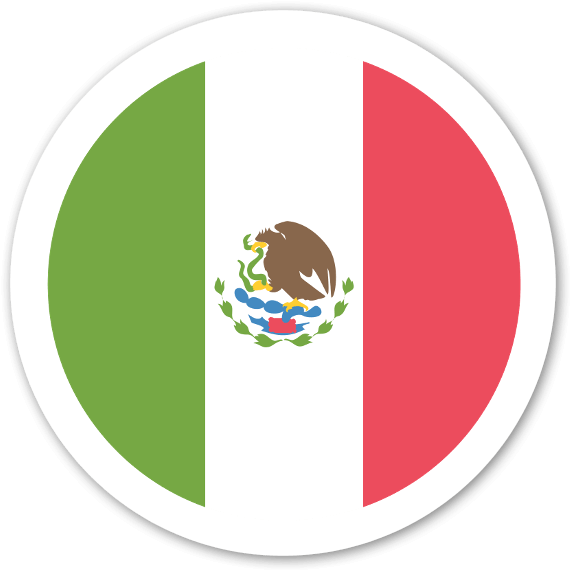 Mexico Flag Sticker - Mexico Mexican Flag Bandera Mexicana Money Box (600x600), Png Download