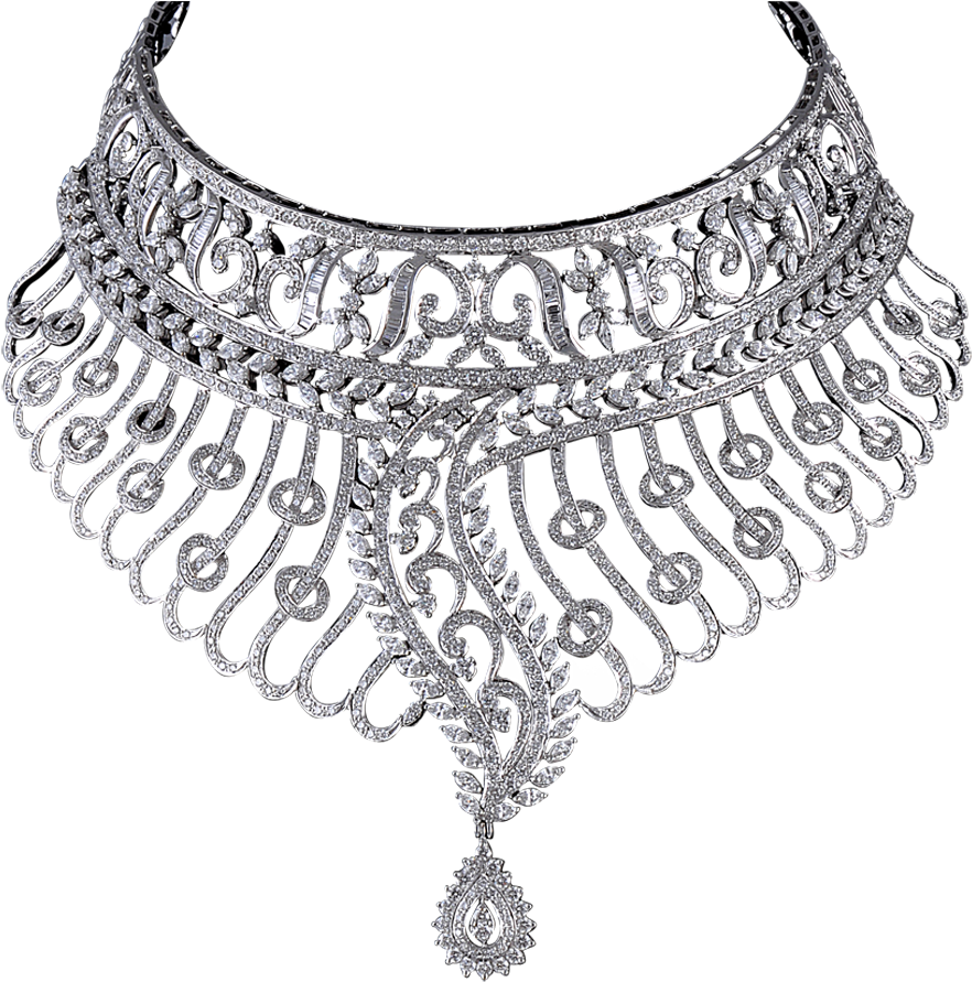Free Png Diamond Necklace Png Images Transparent - Diamond Necklace Jewellery Png (480x480), Png Download