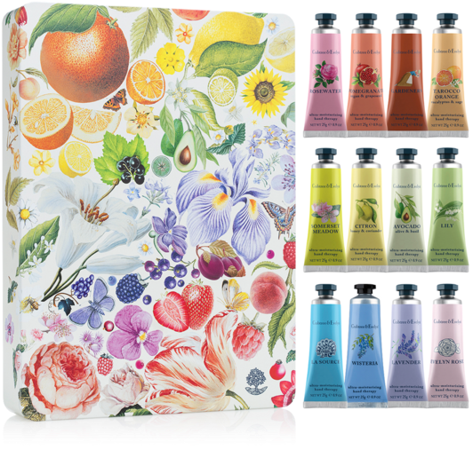 Crabtree & Evelyn Hand Cream Paint Tin Sampler (600x600), Png Download