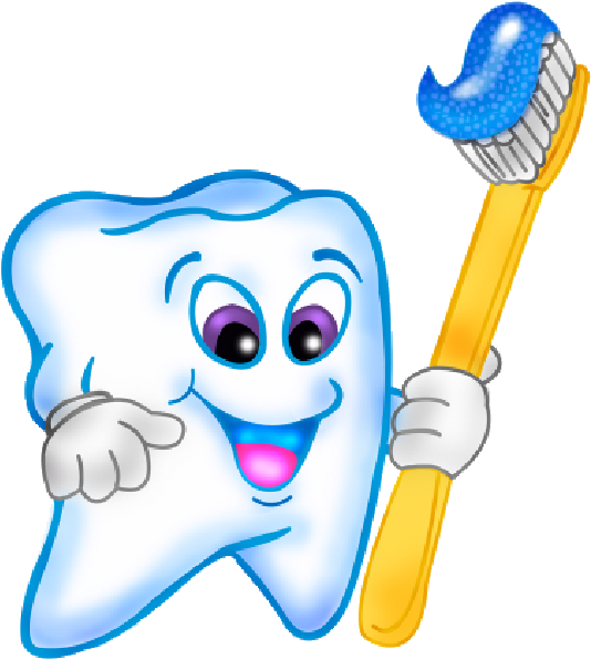 Brush Teeth Png - Teeth Cartoon (600x600), Png Download