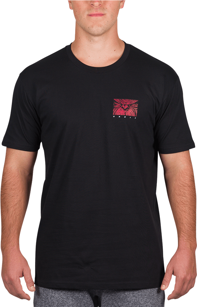 Primal Eyes T-shirt - Real T Shirt Template Black (735x1000), Png Download