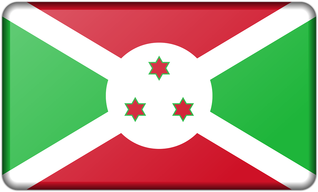 Banner Vector Flag - Burundi Flag (1280x768), Png Download