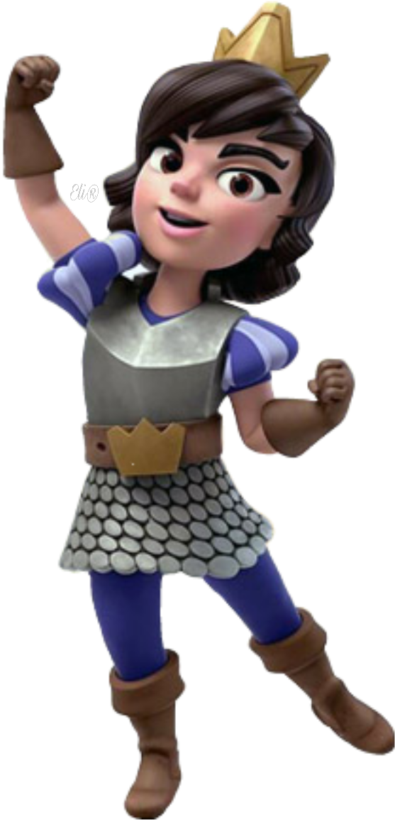 Princesa Clash Royale Pencilart Png Picsart Cute - Princesa Clash Royale Png (800x1280), Png Download