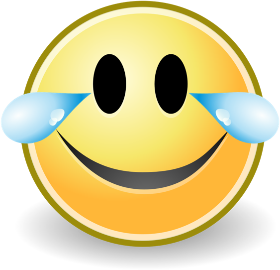 Smile With Tears - Wikimedia Commons (639x639), Png Download