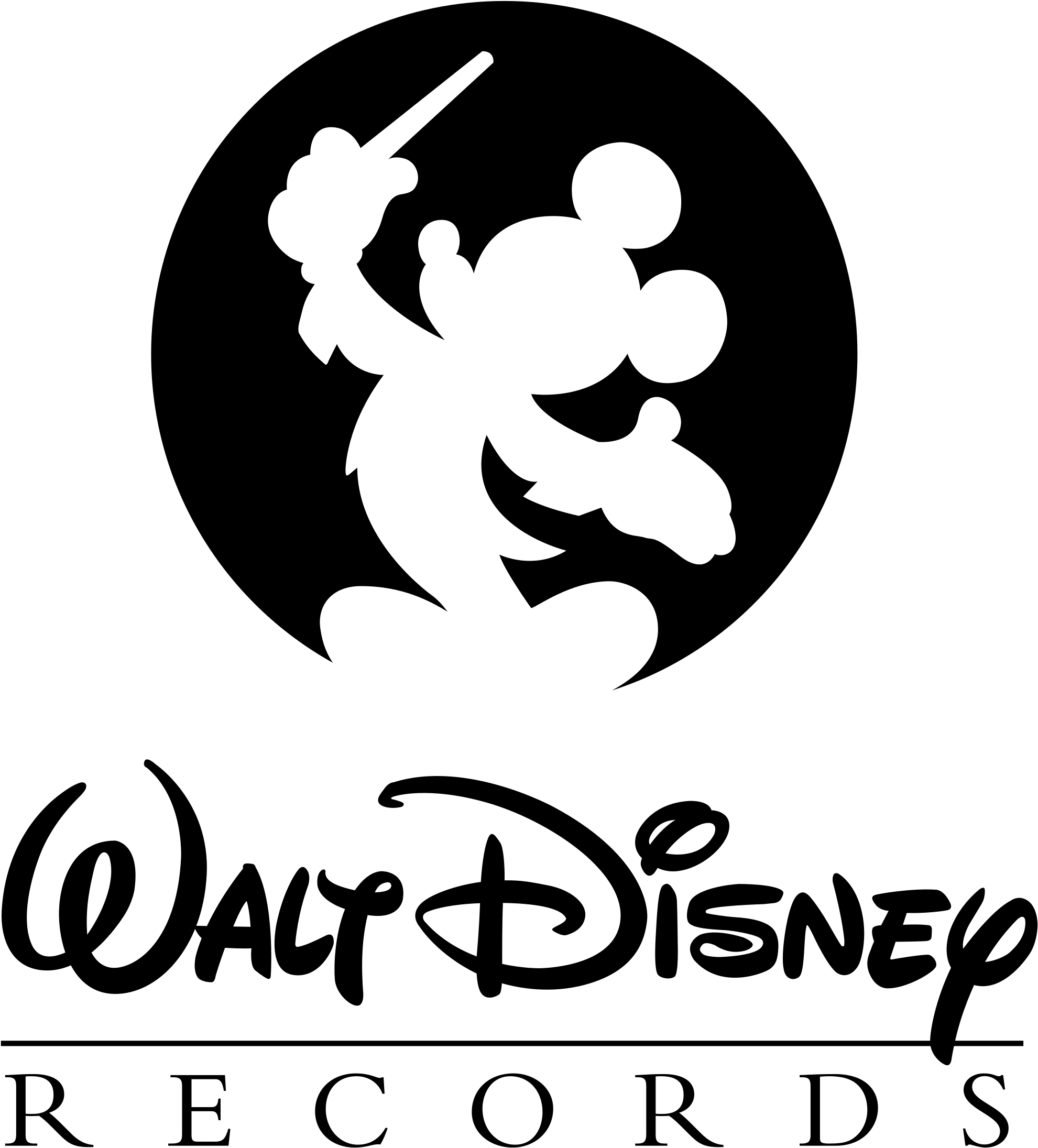 Walt Disney Records Logo Png Transparent - Walt Disney Records Logo (2400x2400), Png Download