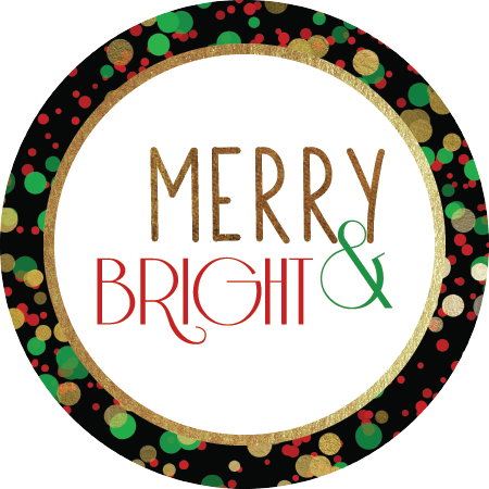 Holiday Napkin Knot - Circle (450x450), Png Download