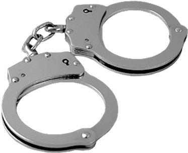 Clip Transparent Download Handcuffs Clipart Police - Transparent Background Handcuffs Transparent (400x400), Png Download