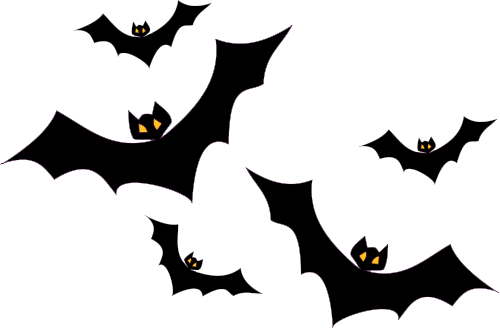 Bat Free Png Image - Halloween Bat Png (500x328), Png Download