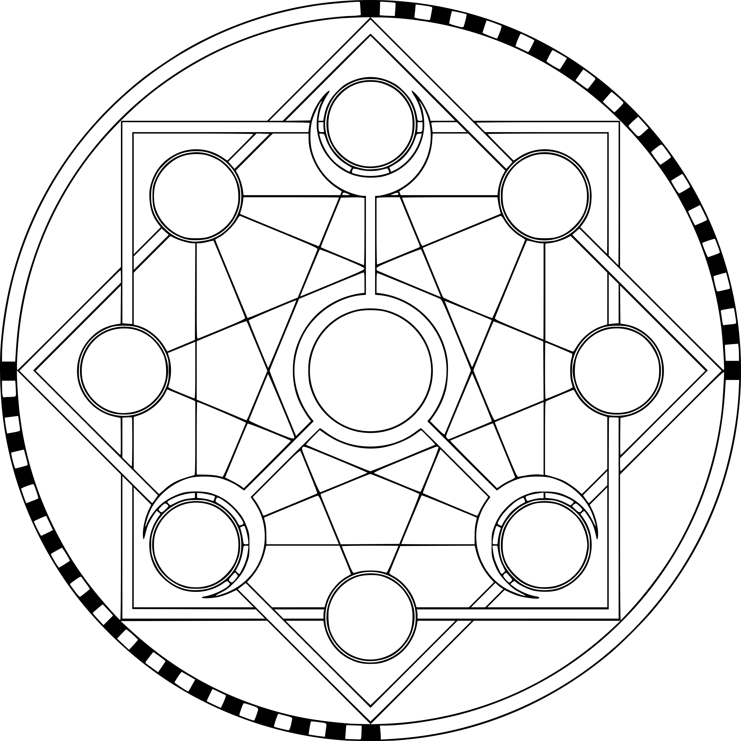 This Free Icons Png Design Of Magic Circle 2 (2400x2400), Png Download