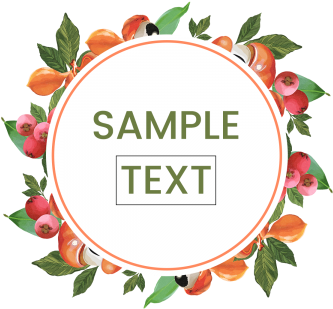 Guarana Flower Wreath With Leaf Arrangement, Guarana, - Flower (360x360), Png Download