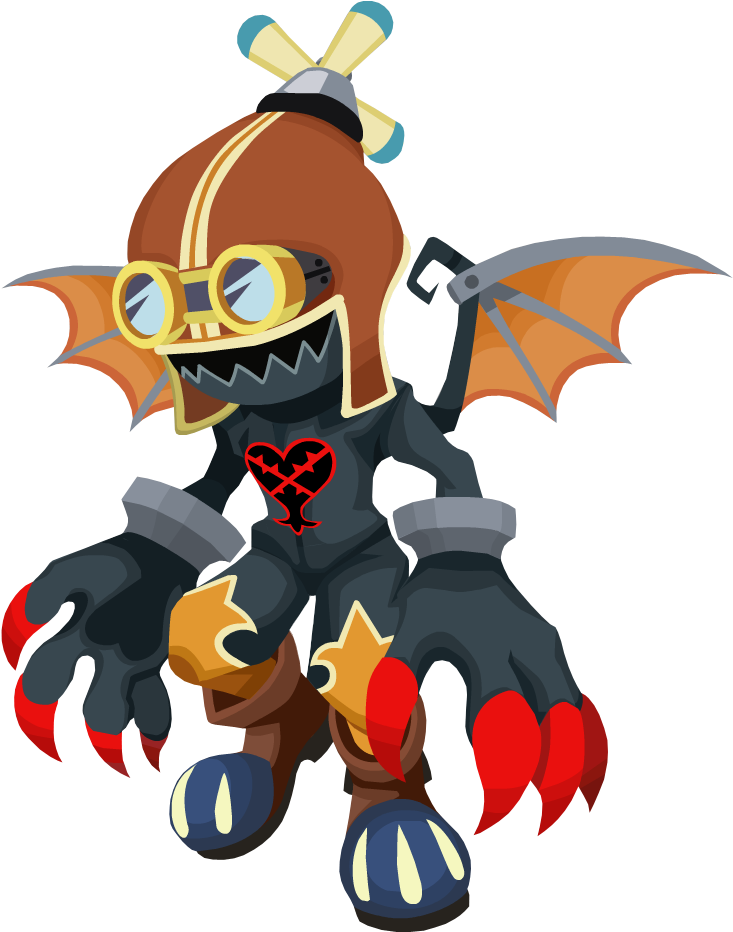 Png Free Download Heartless Location Guide Air Soldier - Kingdom Hearts Heartless Air Soldier (865x1015), Png Download