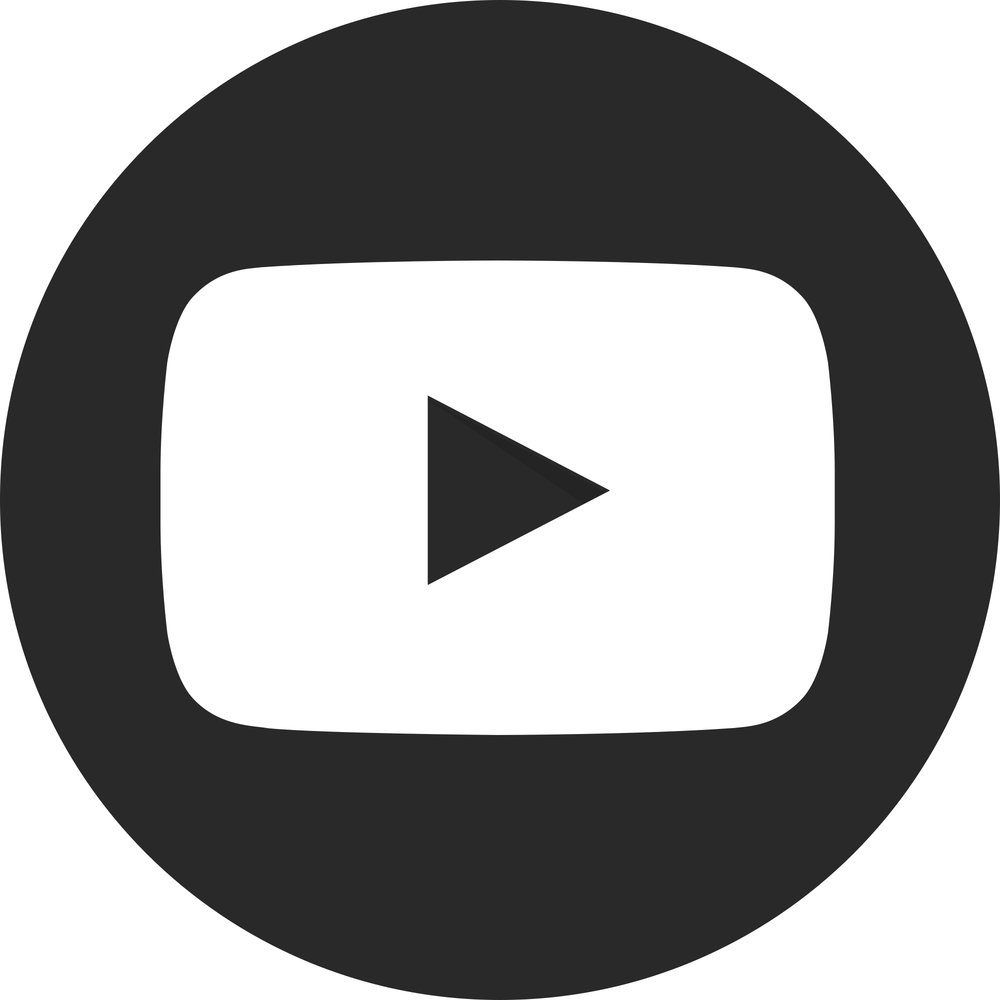 Open - Youtube Round Logo Png Black (2000x2000), Png Download