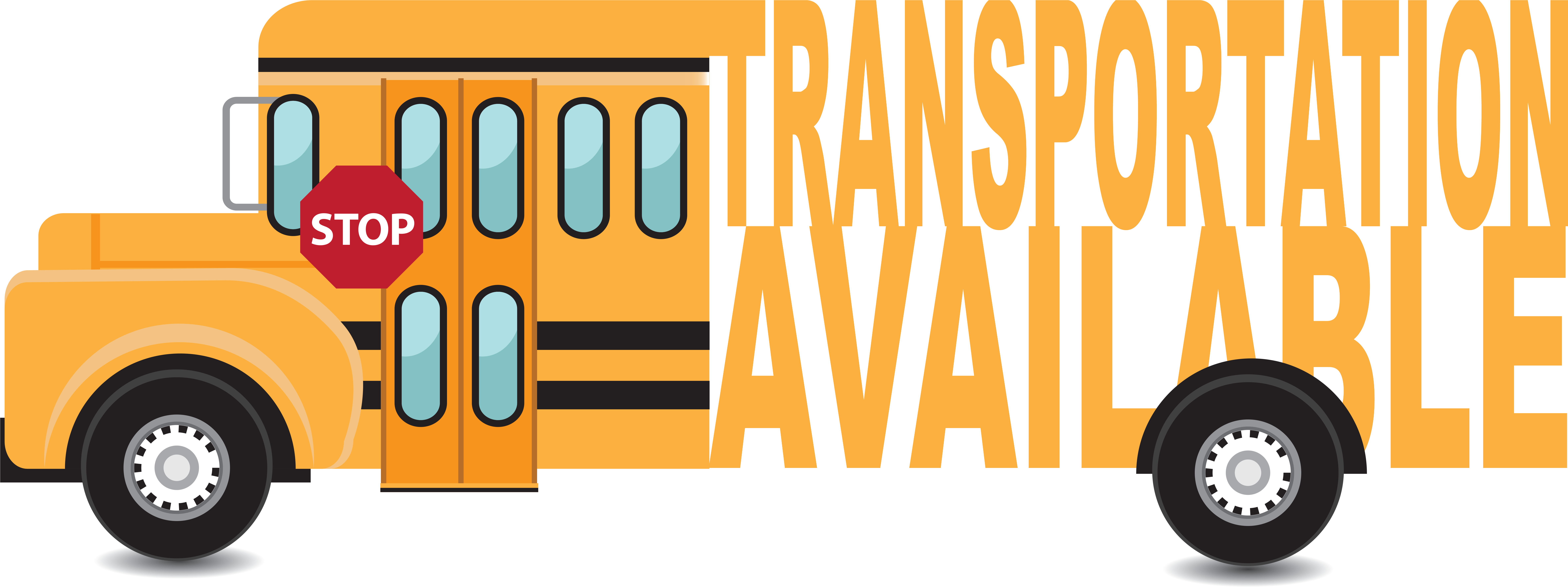 Transportation Available - Graphic Design (9600x3548), Png Download