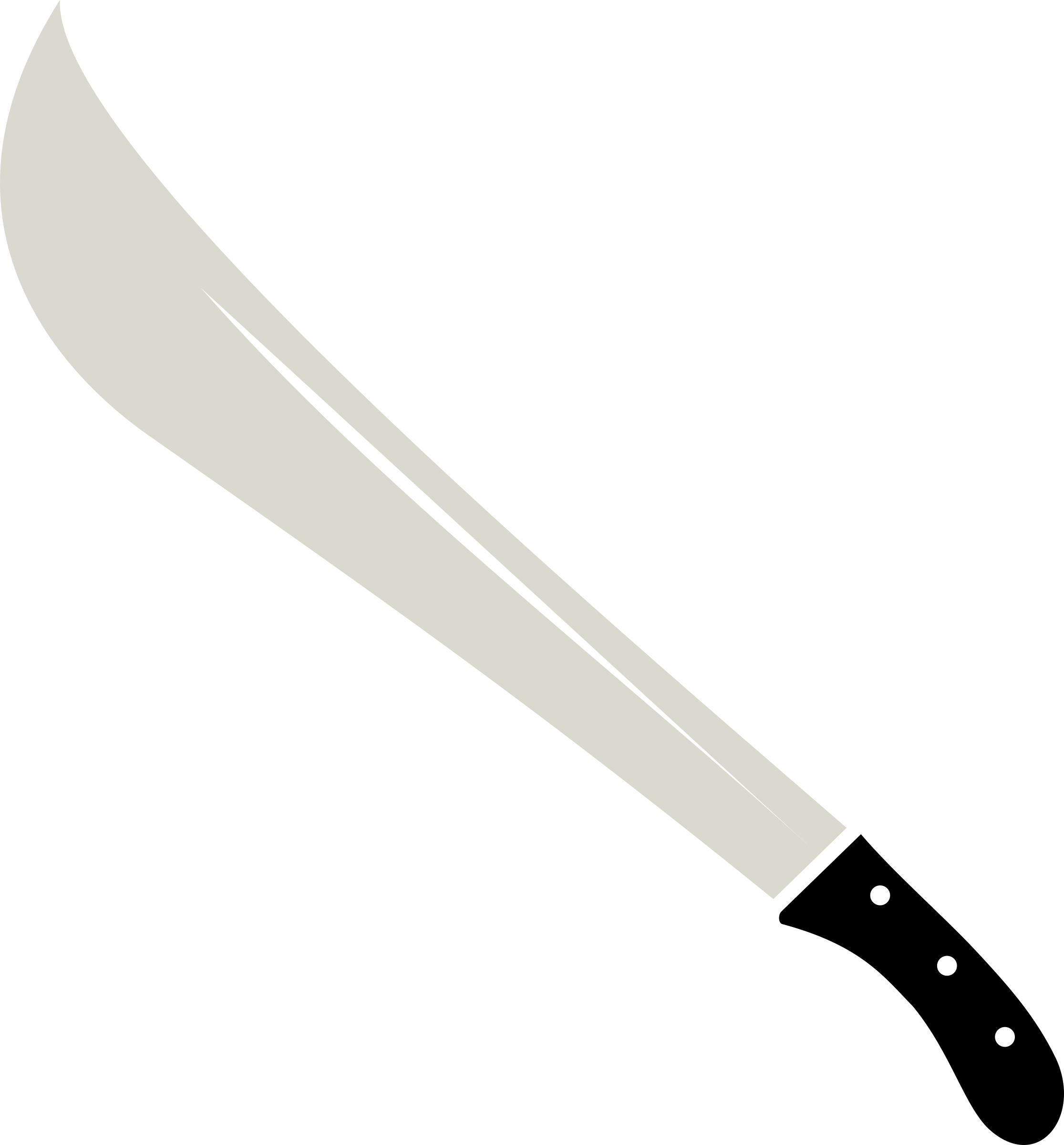 Machete Machete Clipart (2231x2400), Png Download