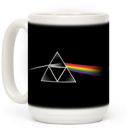 Dark Side Of The Triforce - Coffee Cup (484x484), Png Download