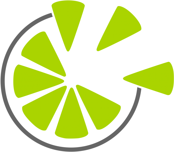 Lemon Logo - Orange Slice Cartoon (999x999), Png Download