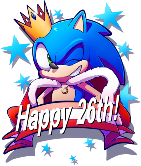 Happy Birthday Sonic <3 - Sonic The Hedgehog Happy Birthday (500x594), Png Download
