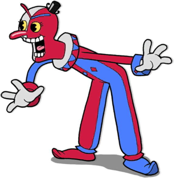 Clown - Cuphead Beppi The Clown Stage 3 (421x421), Png Download