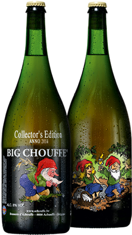 Big Chouffe Col Old - Big Chouffe Magnum 1.5 Lt (318x480), Png Download
