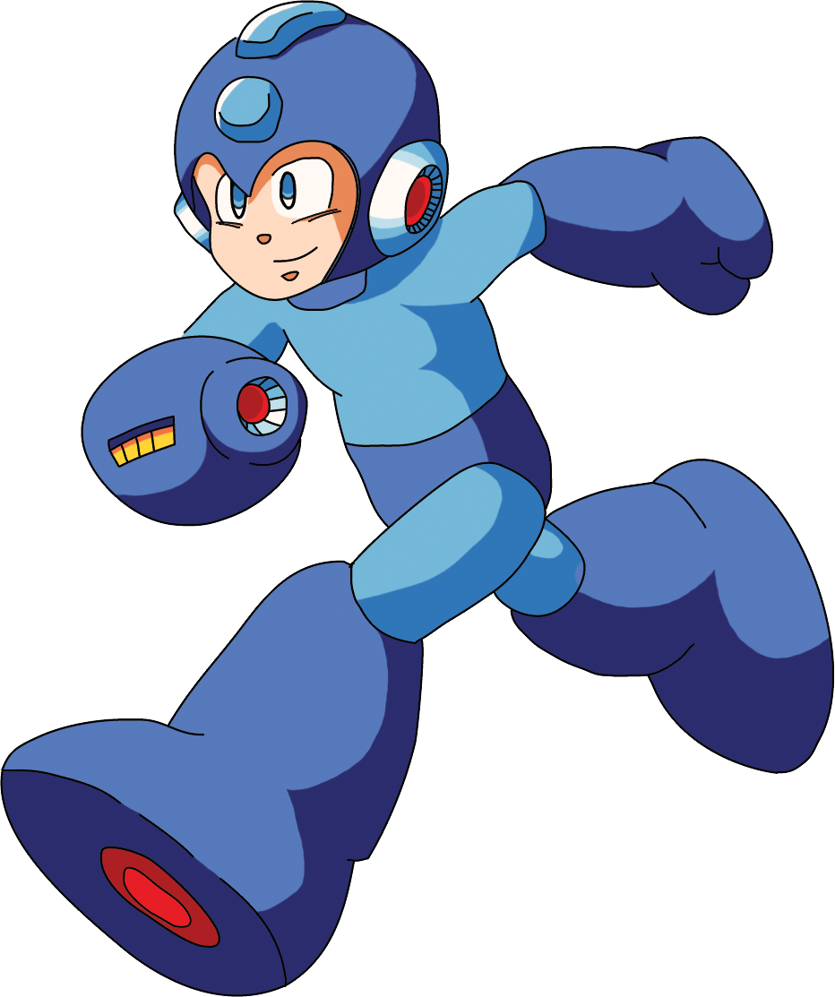 Megaman Transparent Background - Megaman .png (932x1113), Png Download