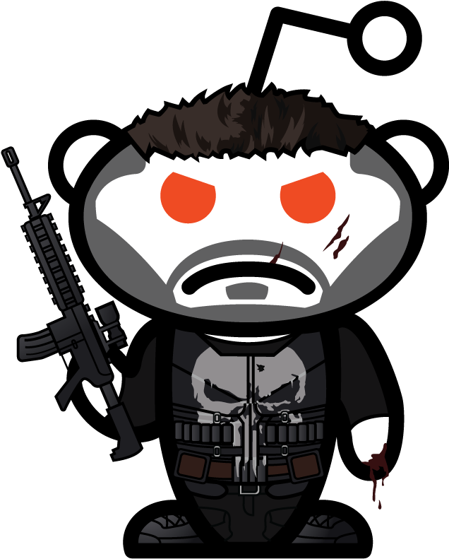 Snoo For The Punisher - Bassnectar Reddit (664x800), Png Download
