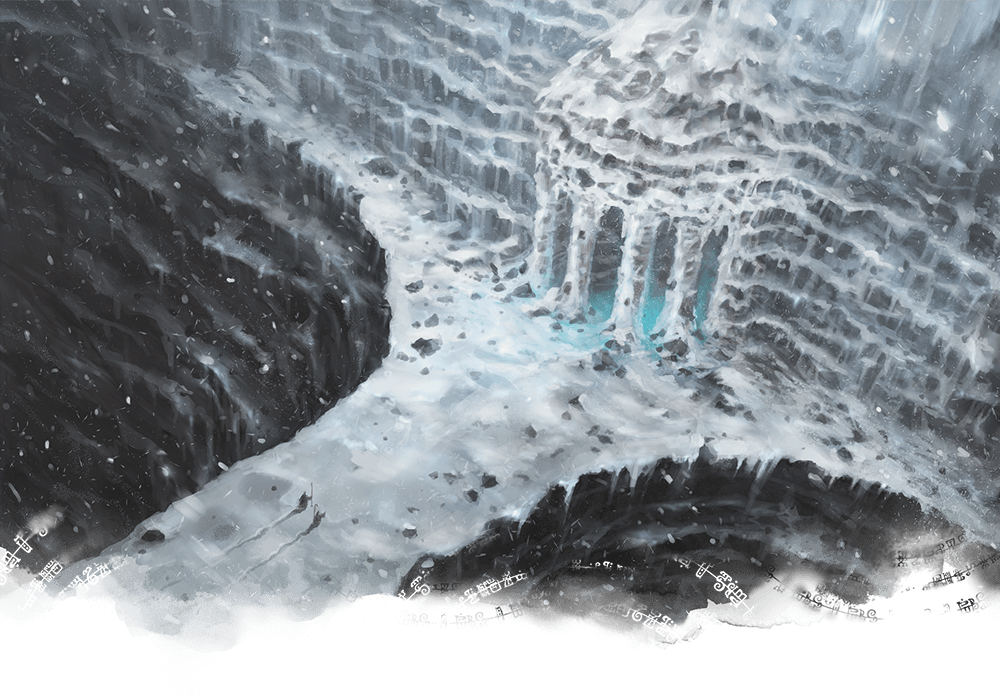 Standing Before The Massive Opening In The Mountain - Storm King's Thunder (1000x699), Png Download