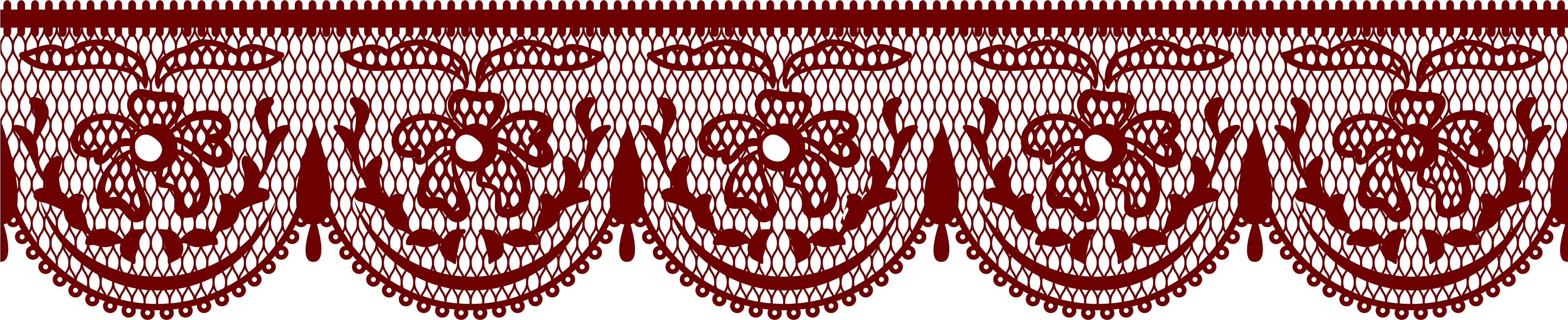 Lace With Flowers Png Clipart Picture Clip Art Full Size Png Download Seekpng