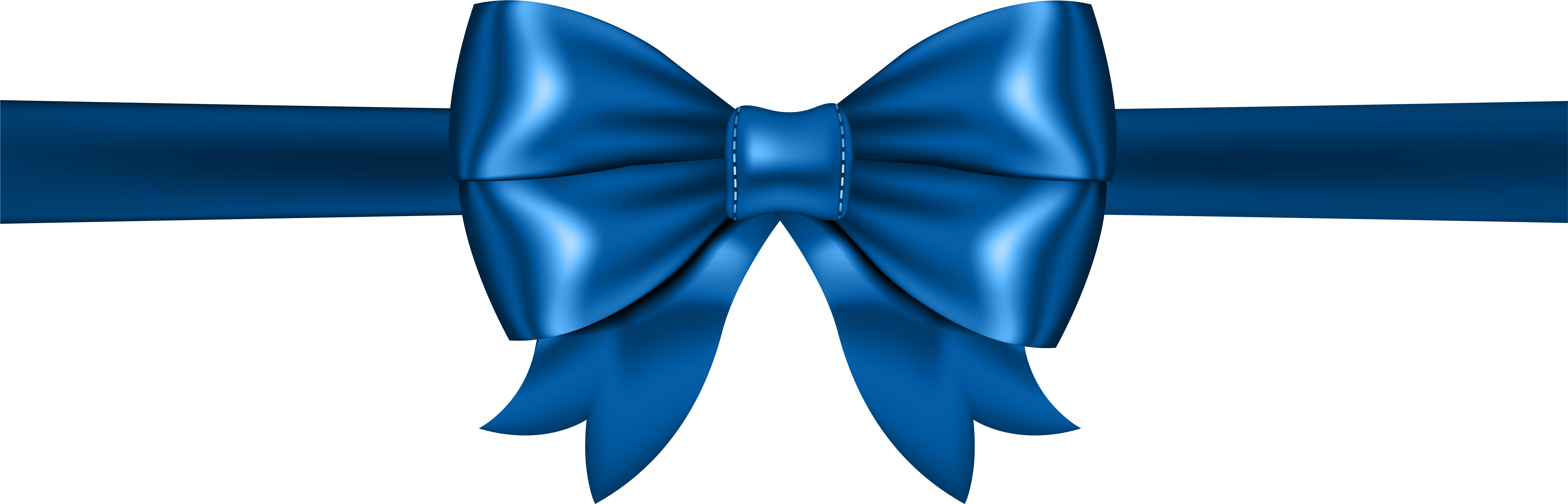 Blue Ribbon Png (8000x2646), Png Download
