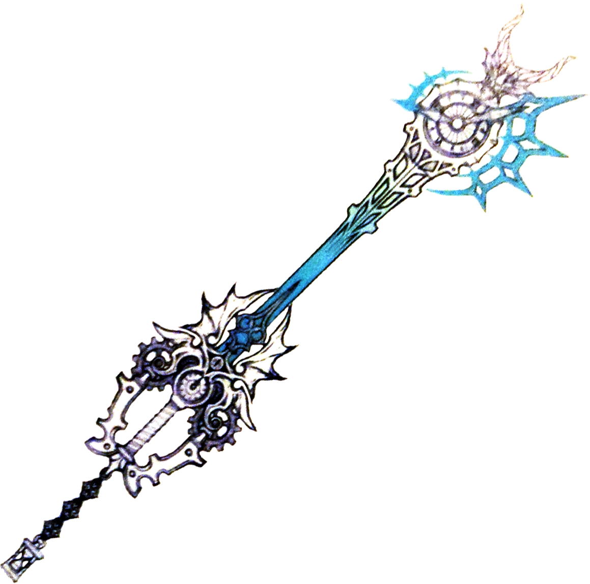 Game Drawing - Ultima Weapon Kingdom Hearts Dream (1159x1146), Png Download