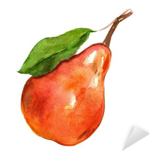 Watercolor Birne (400x400), Png Download