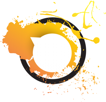 Yellow Splash Background, Art, Shape, Frame Png And - Art (360x360), Png Download
