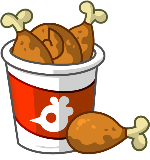 Fried Chicken - Happy National Fried Chicken Day 2018 (508x541), Png Download