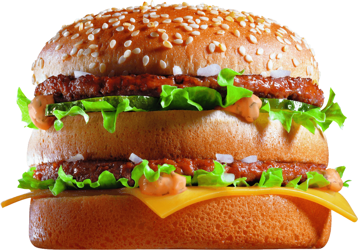 Hamburger Png Clipart Whats In A Big Mac Full Size Png Download Seekpng