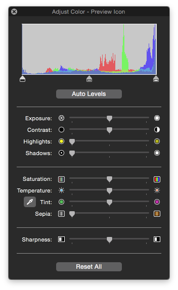 Mac Preview Adjust Color Mac Preview Color Editing - Mac Adjust Color Saturation (352x574), Png Download