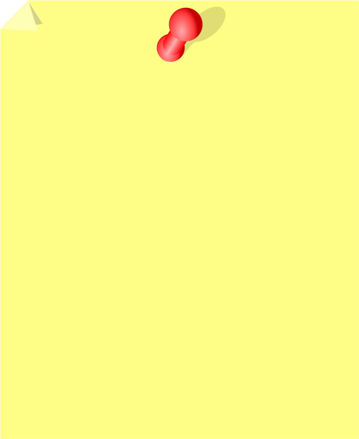Yellow Sticky Notes Png Image - Post (637x900), Png Download