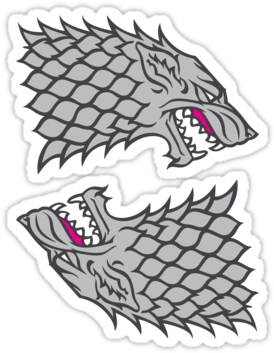 Game Of Thrones Stickers - Game Of Thrones Glass Poster The North Remembers (375x360), Png Download