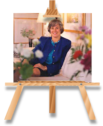 Joy Waldman Is An Award-winning Watercolor Artist Who - Table (342x404), Png Download