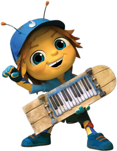 Beat Bugs Jay's Skateboard Keyboard Png - Beat Bugs Jays Keyboard (520x520), Png Download