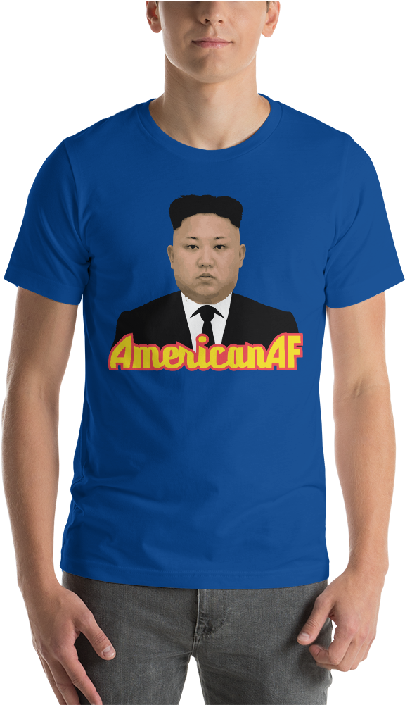 Kim Jong-un Americanaf Tee - T-shirt (1000x1000), Png Download